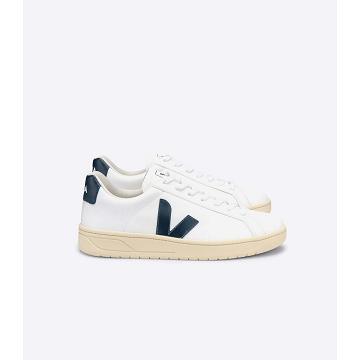 White/Blue Women's Veja URCA CWL Sneakers | AU 635WNB